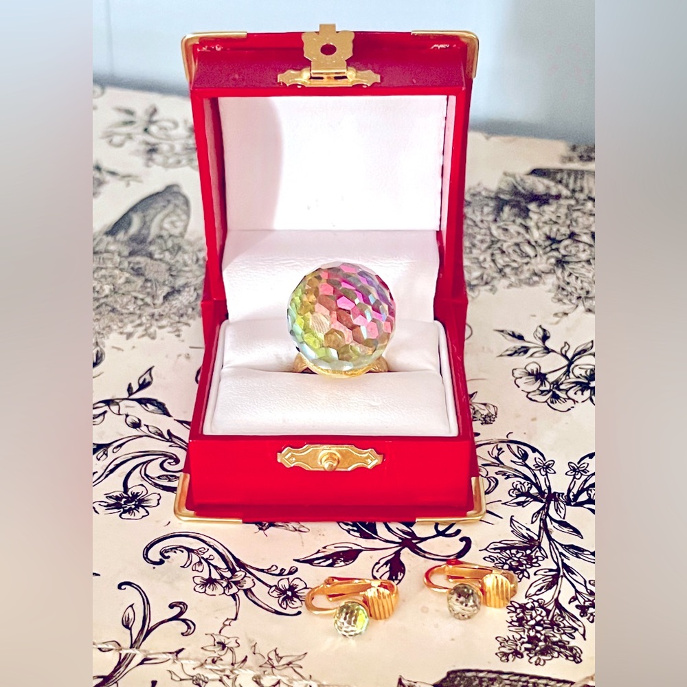 Galactic Globe Sphere Futuristic Jewelry Set